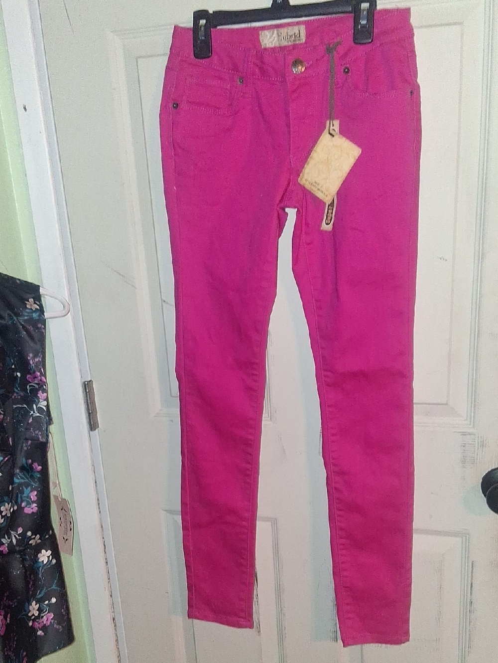 Bright Fuchsia Skinny Jeans